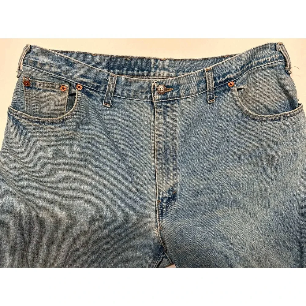 Vintage Premium Original Blue Label Jeans Mens 38x30 Relaxed Tapered Made in USA
